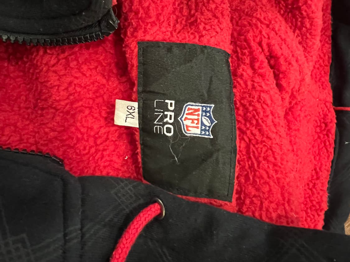 NFL 프로라인 빅사이즈 후드집업 6xl 상품이미지3