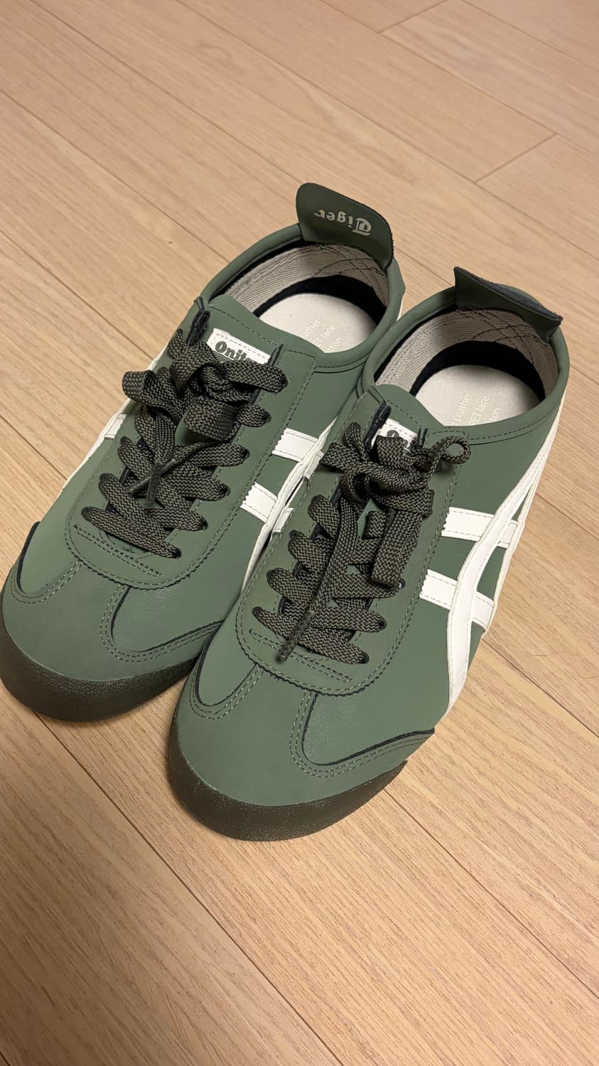 오니츠카 타이거 멕시코 66 카키 235 상품이미지2