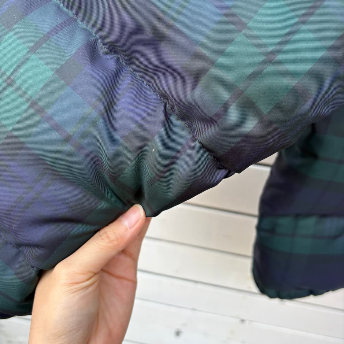 Polo 폴로 블랙와치 타탄체크 패딩 상품이미지4