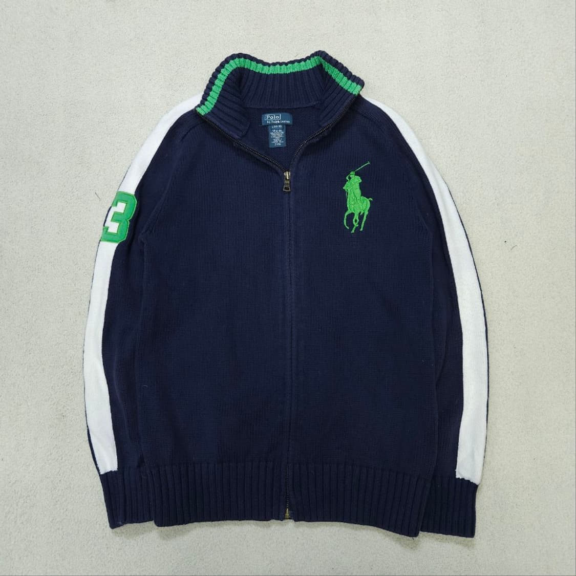 폴로 랄프 로렌 빅포니 니트 집업 L14-16 상품이미지2