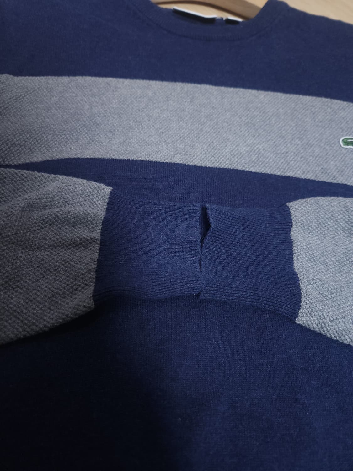 라코스테 얇은 니트티, L 상품이미지5