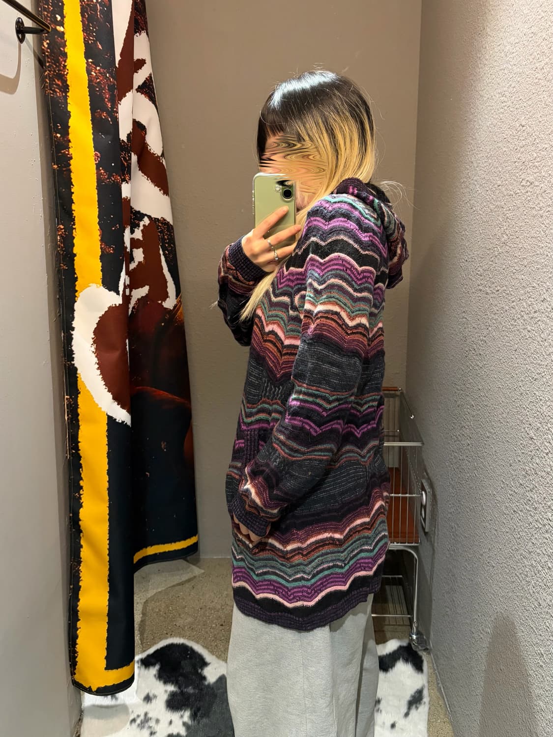 milluce 빈티지 멀티컬러 가디건 상품이미지2