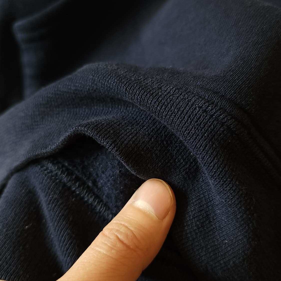 90s 러셀 후드 스웻셔츠 블루스 오리지널 빈티지 레터링 네이비 상품이미지7