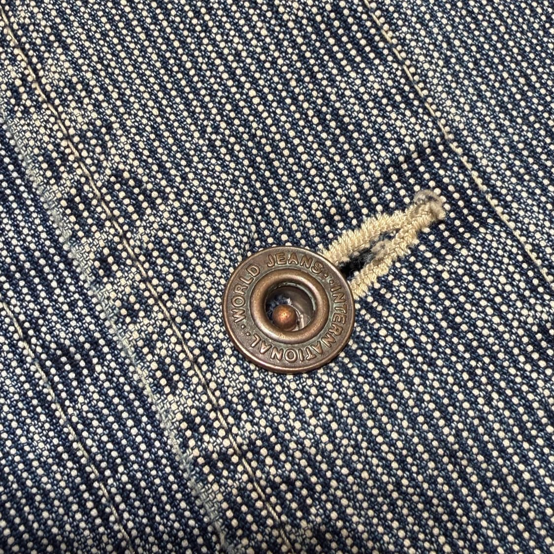 재팬 블루웨이 히코리 데님 커버올 자켓 M 100 상품이미지5