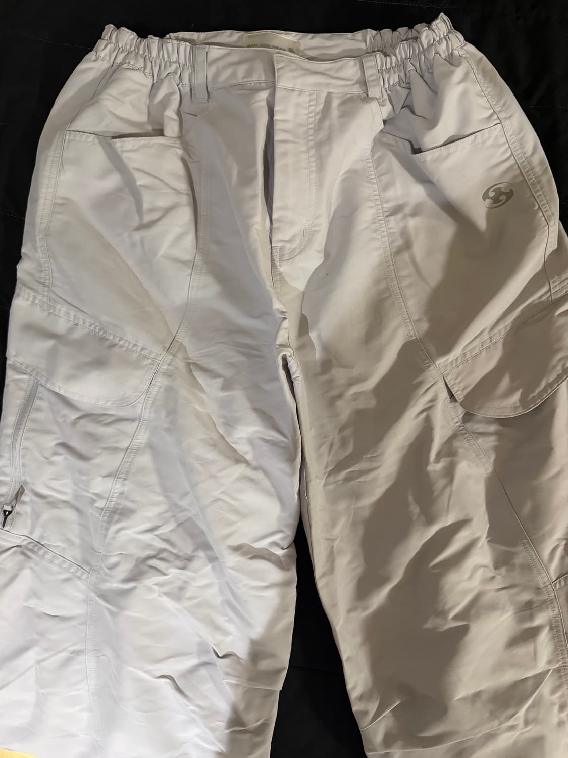 (3) 산산기어 핀턱 카고팬츠 라이트그레이 상품이미지2