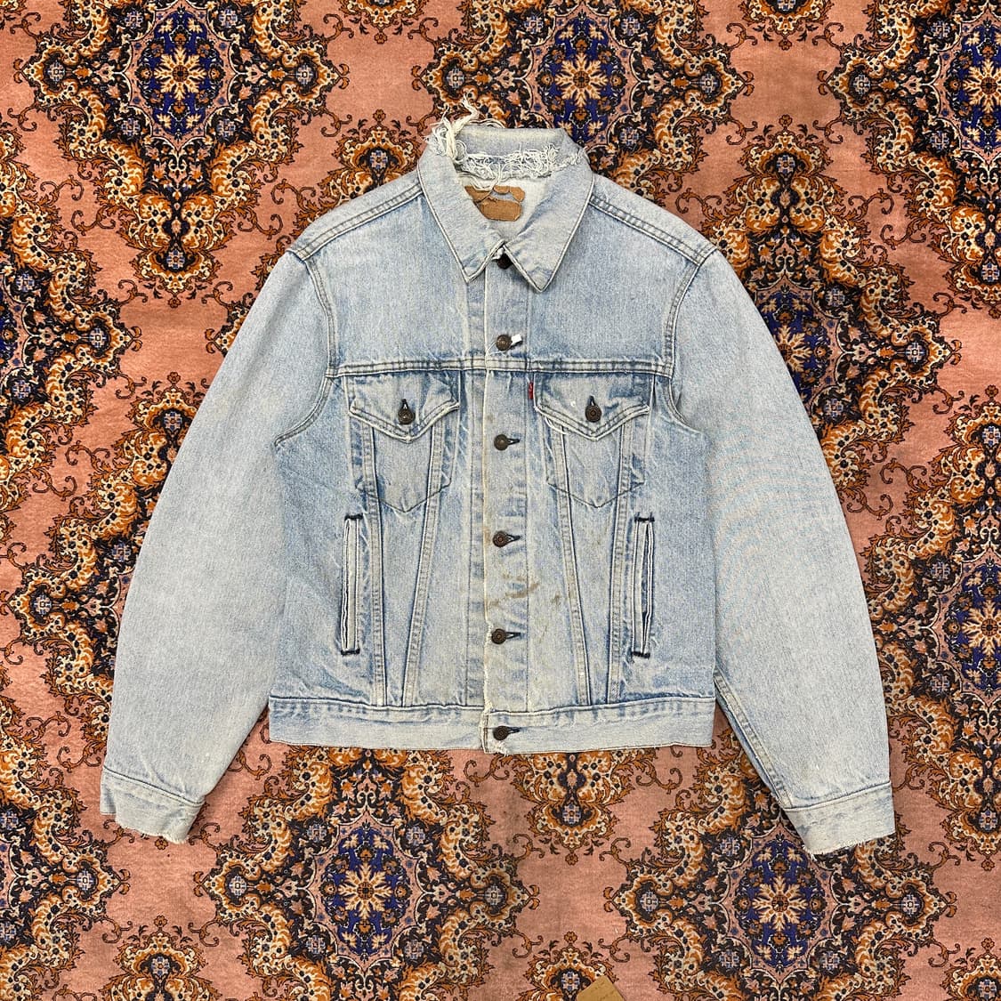 80s USA 리바이스 70505 데님 트러커 상품이미지7