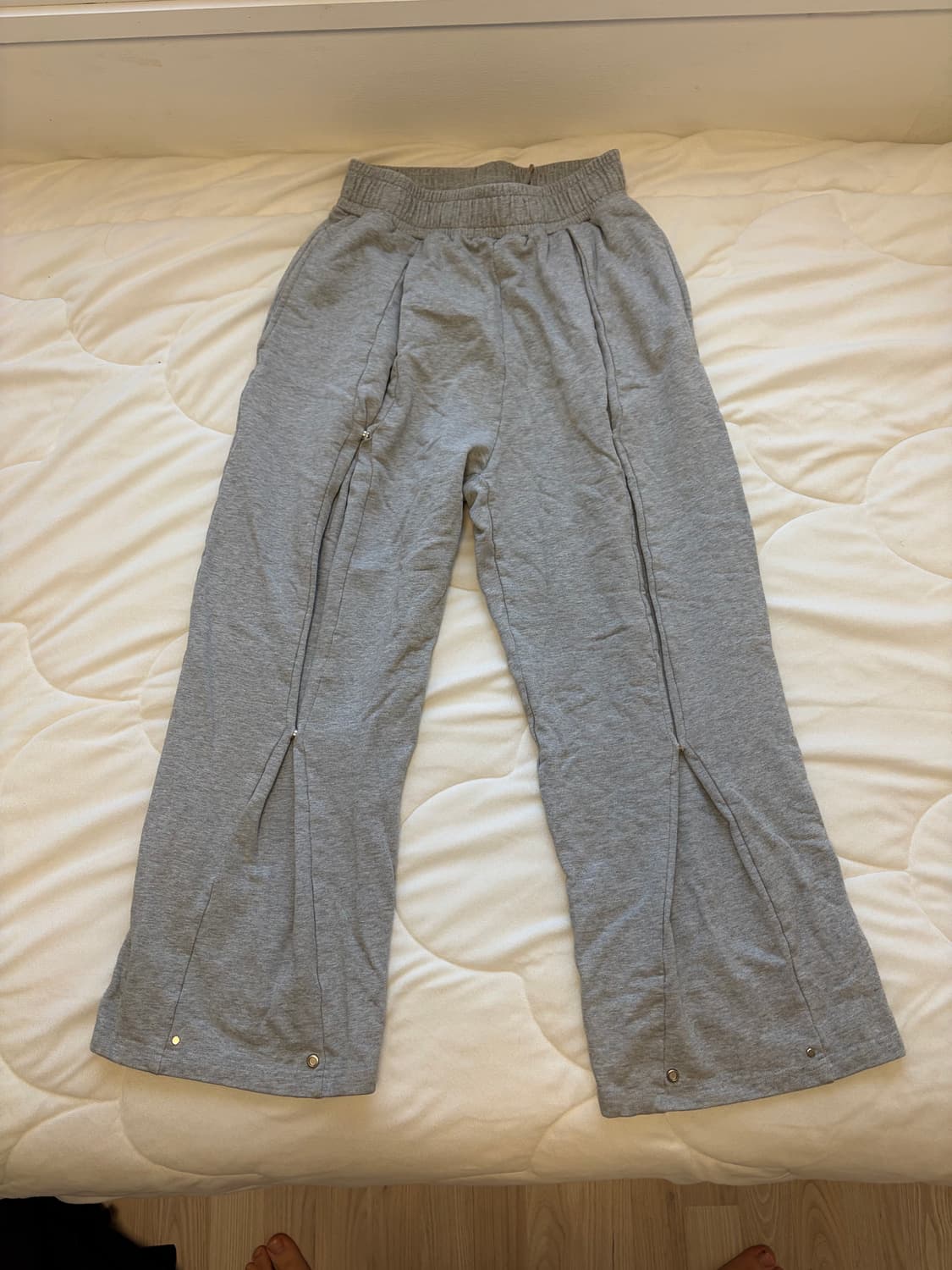 [OS]퓨처랩 스냅 오버 스웻팬츠 V2.1 그레이 상품이미지1