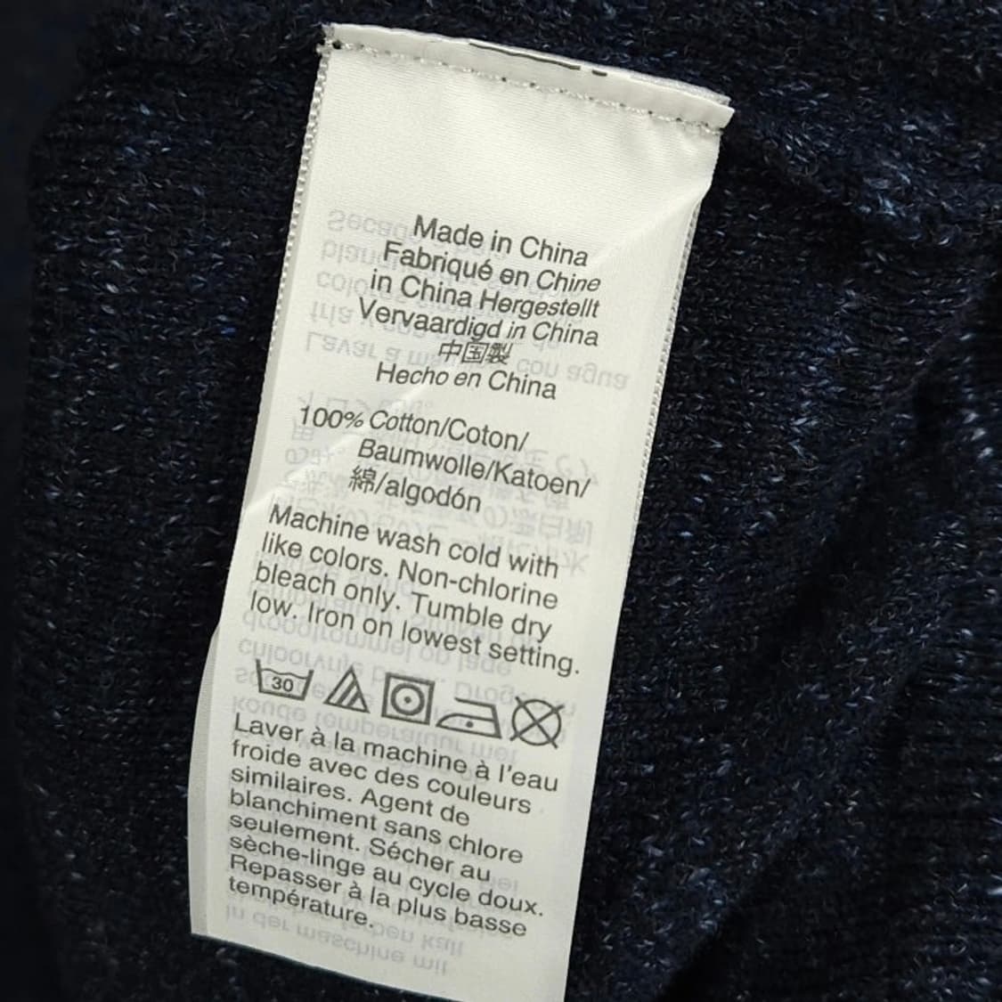 105~110 JCREW 제이크루 코튼 니트 봄가을 네이비 상품이미지6