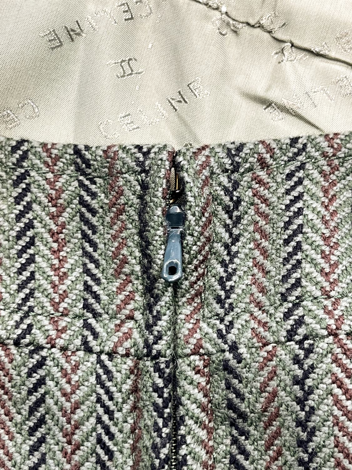 셀린느 90's 헤링본 트윌 스커트 상품이미지5