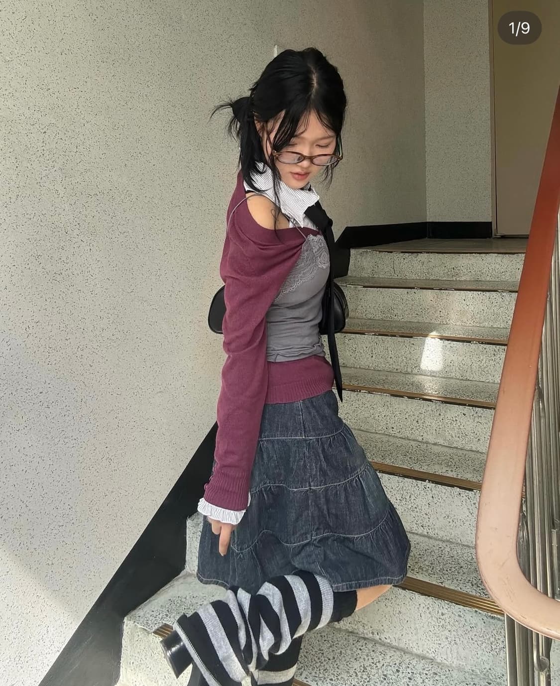 5p 개대장 슈슈가 빈티지 코디셋세트 미라이클립 카모메산장 상품이미지3