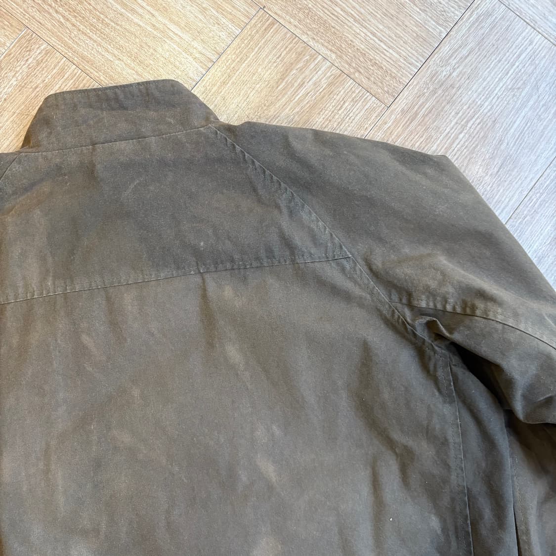 노아 브라운 왁스 코팅 자켓 상품이미지7