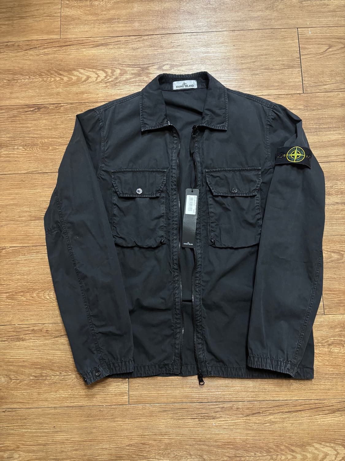 스톤아일랜드 올드이펙트 21fw 블랙 L 상품이미지1