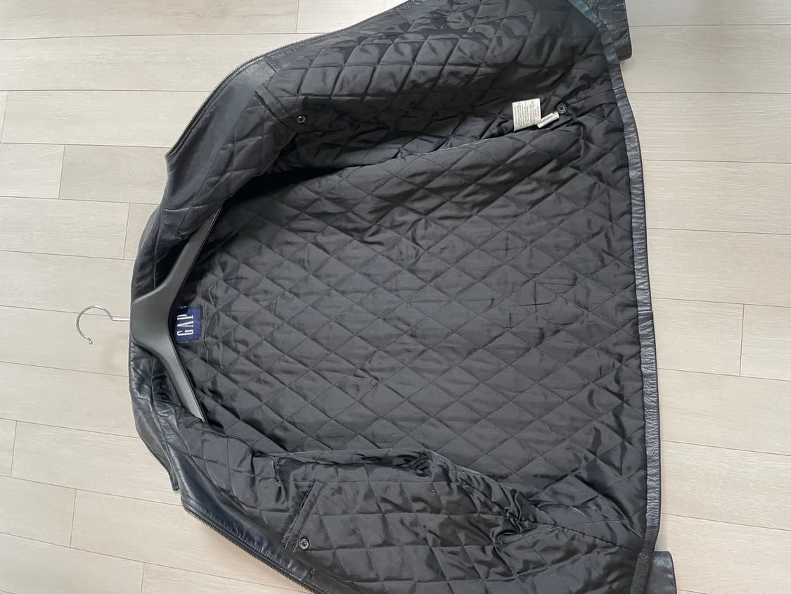 [XL]올드갭 레더 풀집업(가죽 케어 완료) 상품이미지4