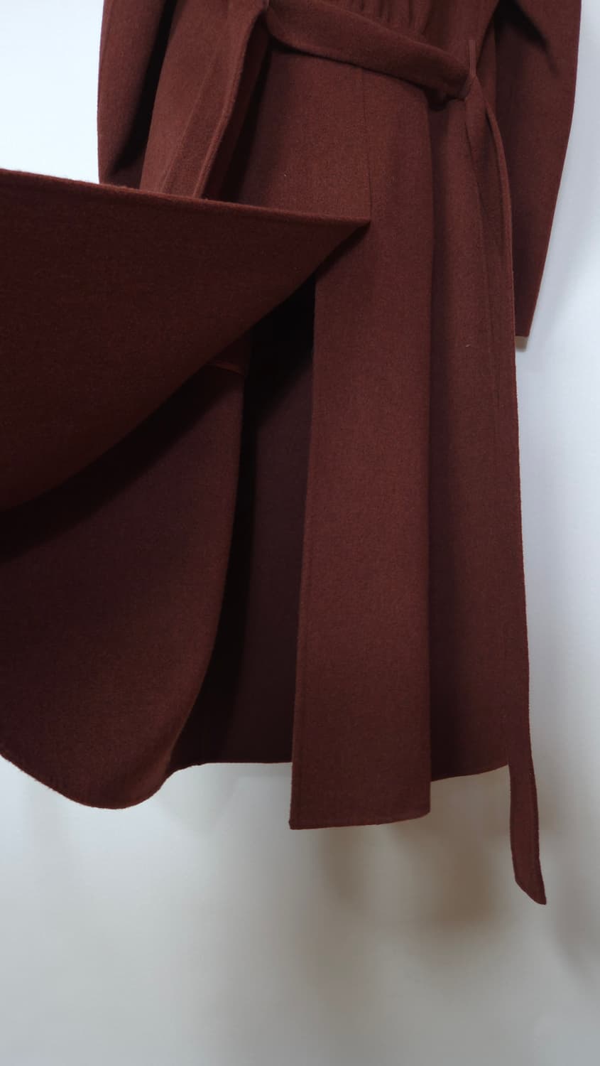 한섬 마인 캐시미어 블렌드 후드 롱코트 44~66 상품이미지8