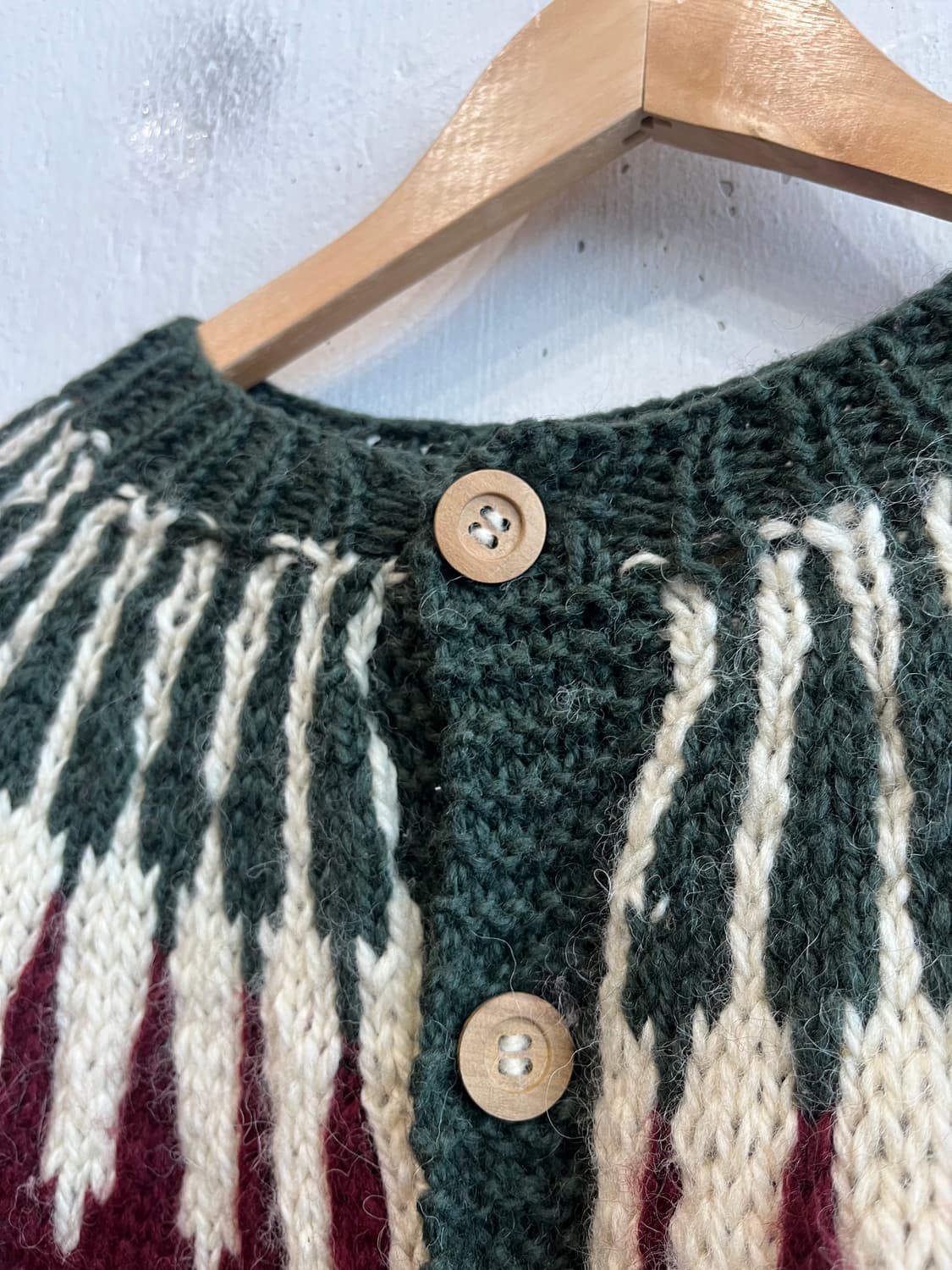 핸드메이드 노르딕 울 가디건  상품이미지2