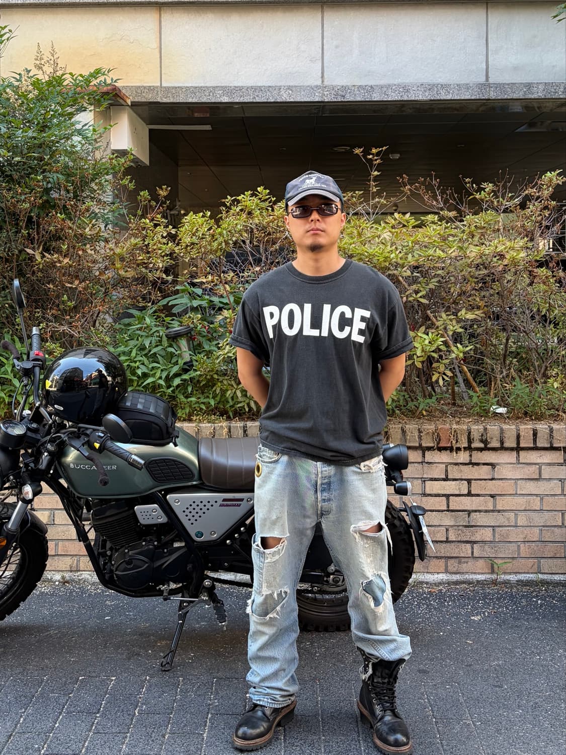 90-00‘s Police Rebellion American T-sh 상품이미지2