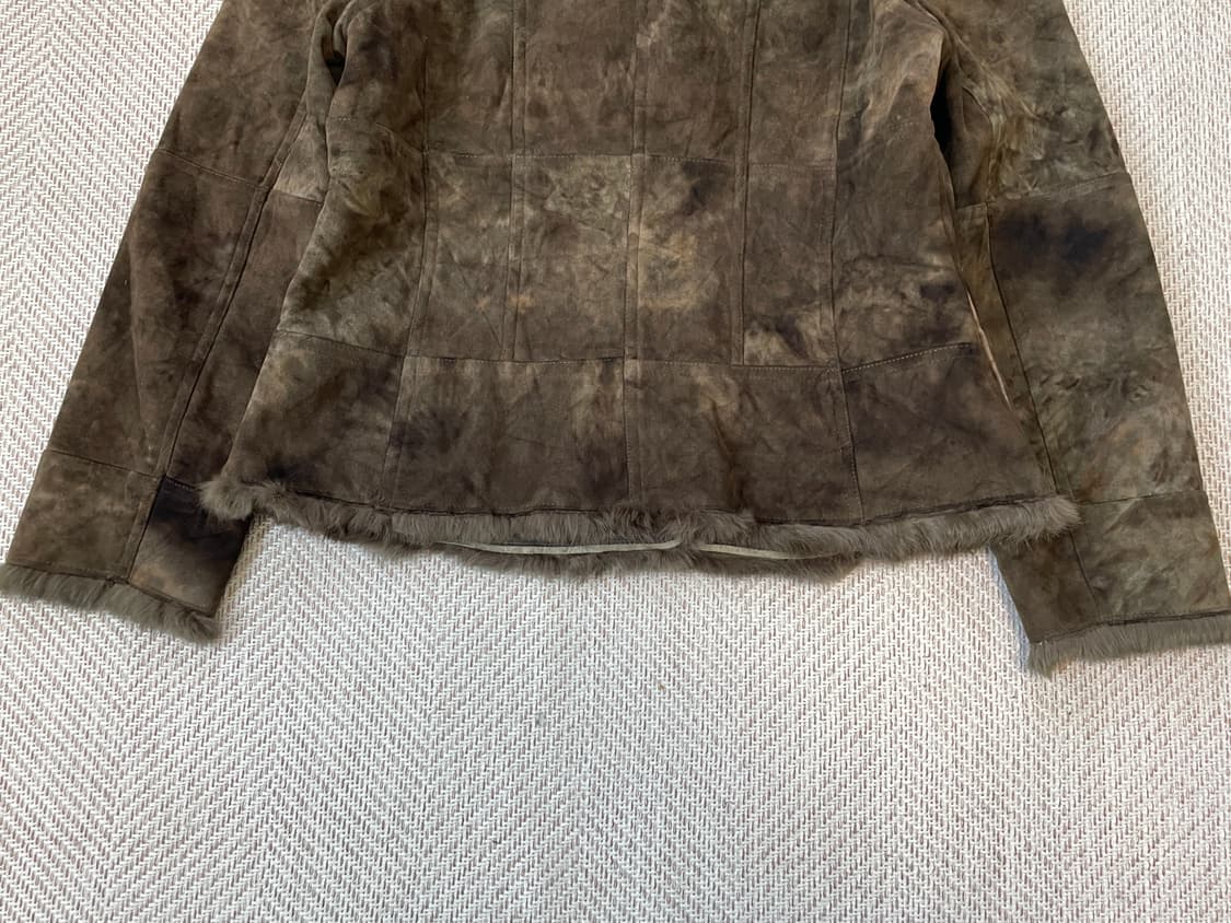 빈티지 퍼 트리밍 시어링 자켓 J03851 상품이미지7