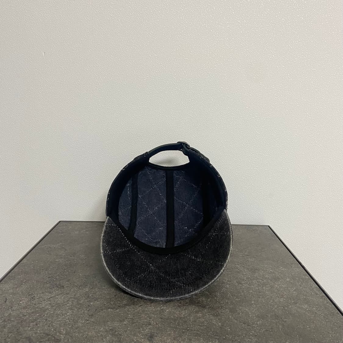(OS) 슈프림 박스로고 캠프캡 모자 펀치드 데님 블랙 상품이미지5