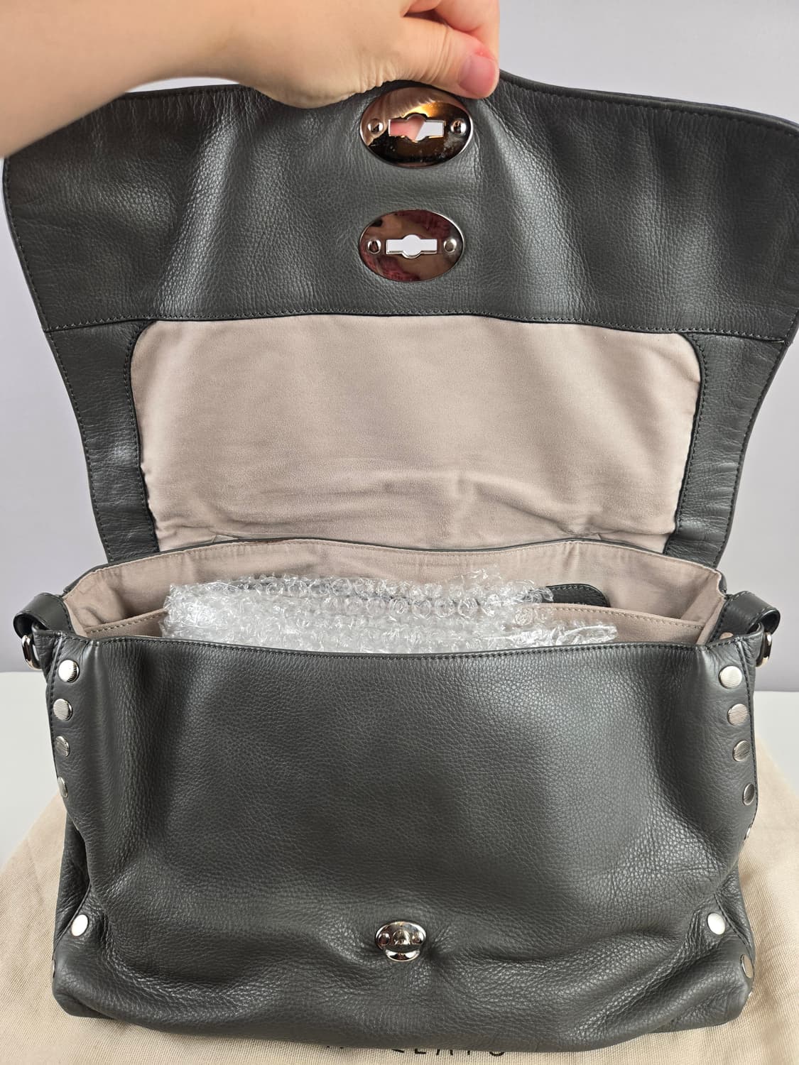 자넬라토 포스티나 소프트 마르실리아 M 미듐 가방 숄더백 토트백 정품 상품이미지8