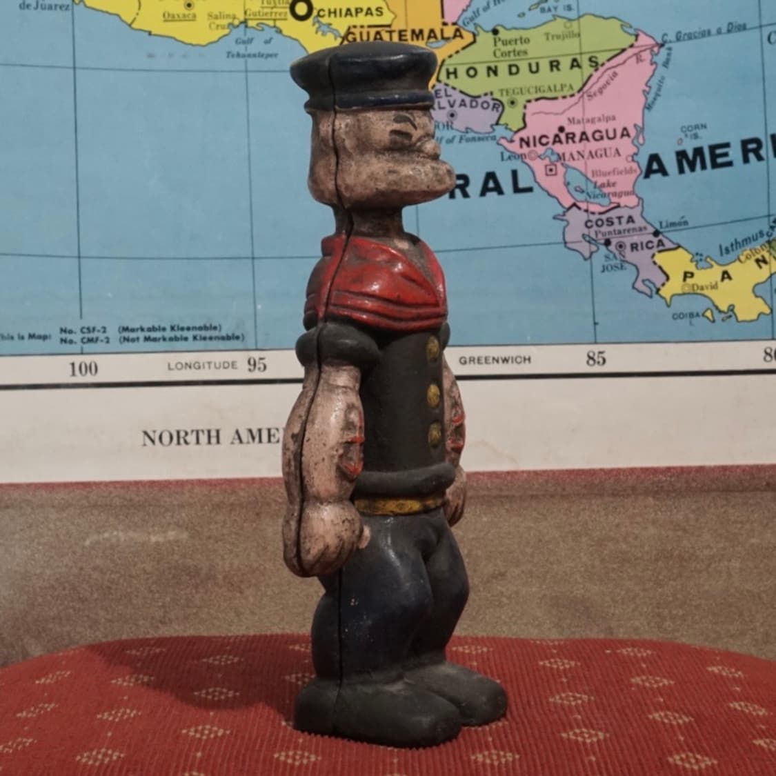 1960년 뽀빠이 주철 코인 뱅크 상품이미지5