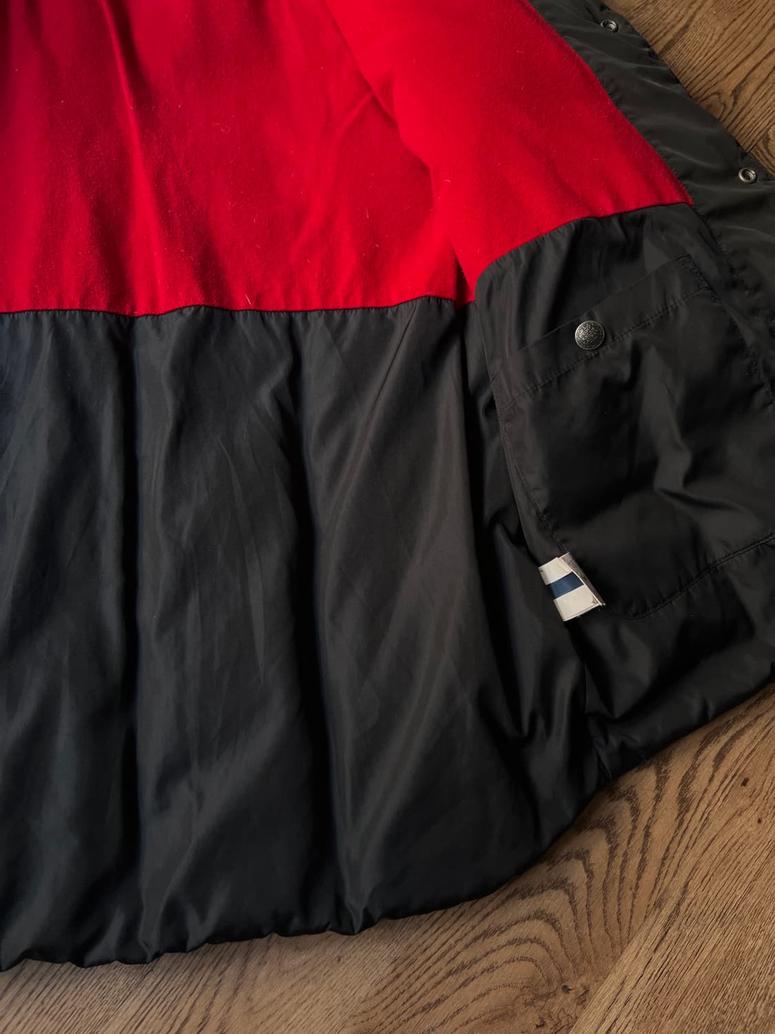 [M]폴로 랄프로렌 블랙 레더 요크 덕다운 패딩 상품이미지6