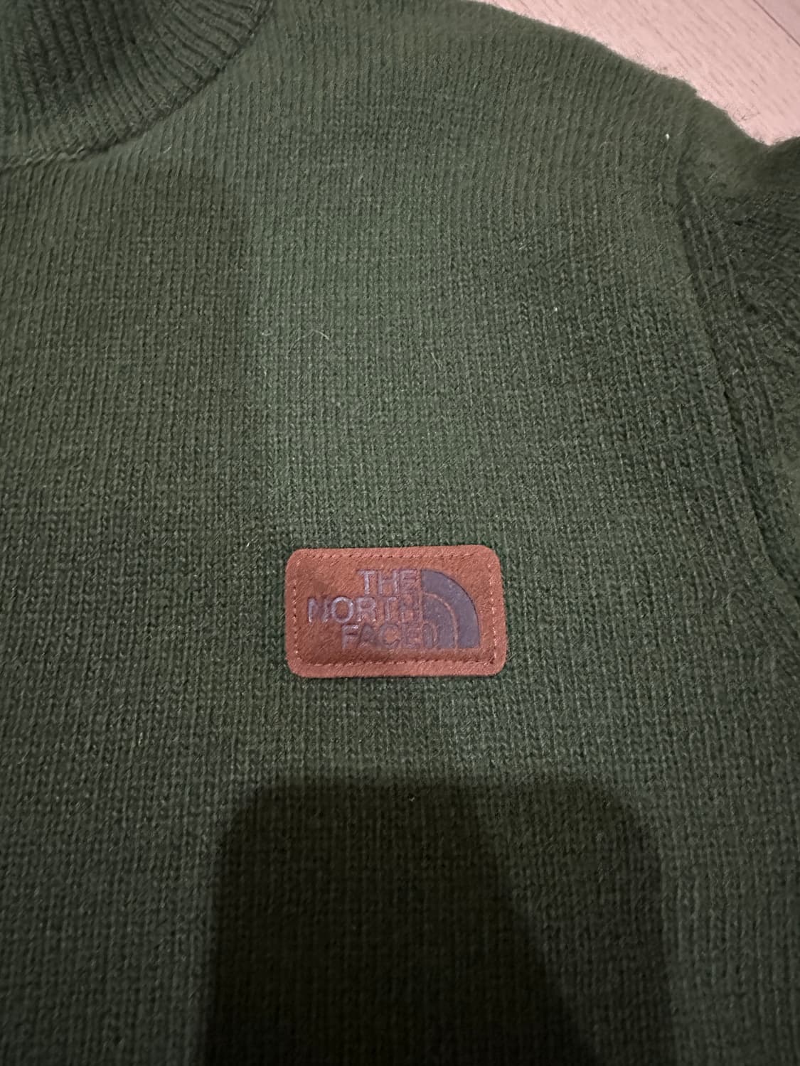 노스페이스 니트집업 카키 90(S) 공용 상품이미지4