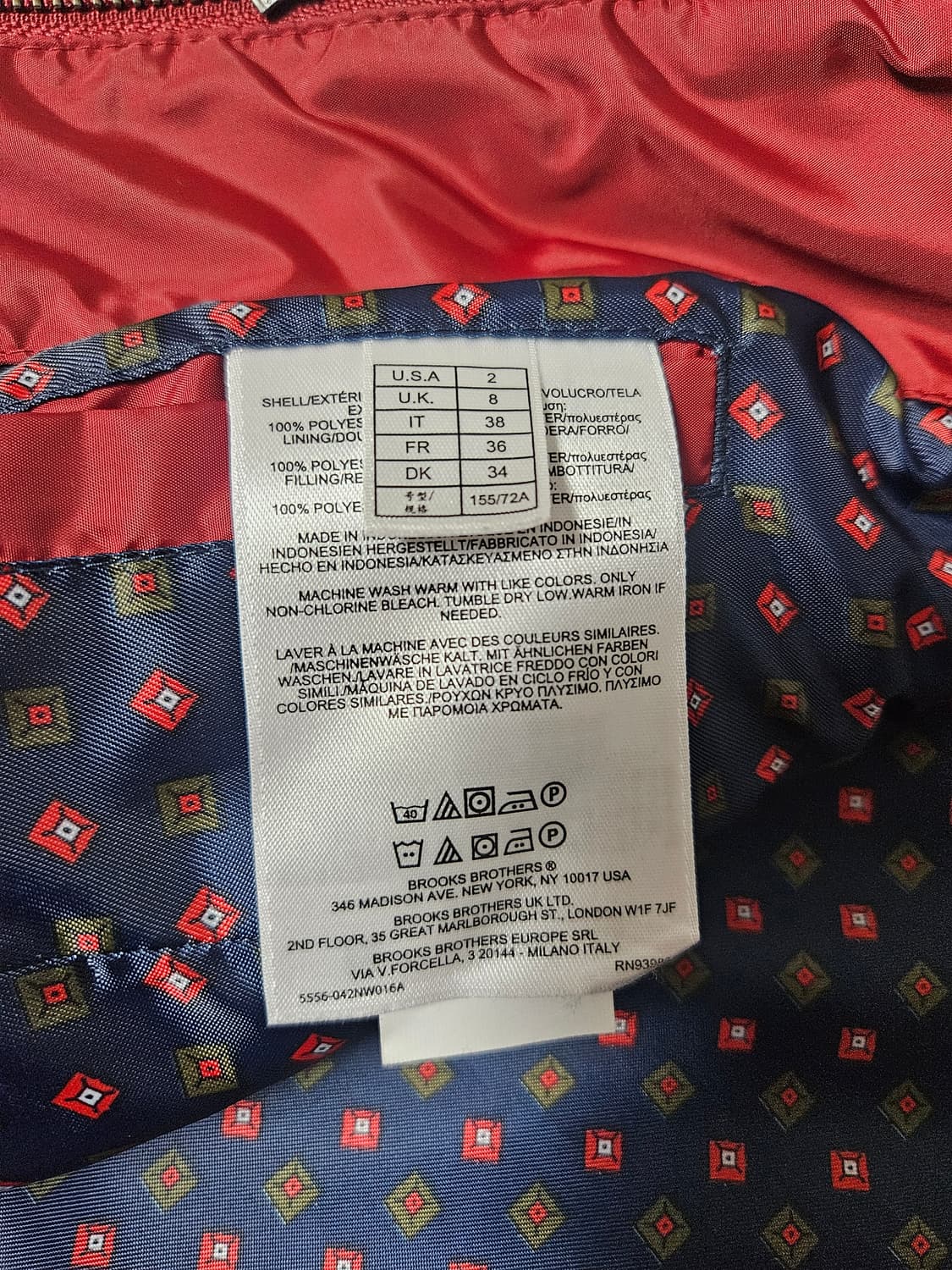 브룩스브라더스 퀼팅자켓 2사이즈(55) 상품이미지5