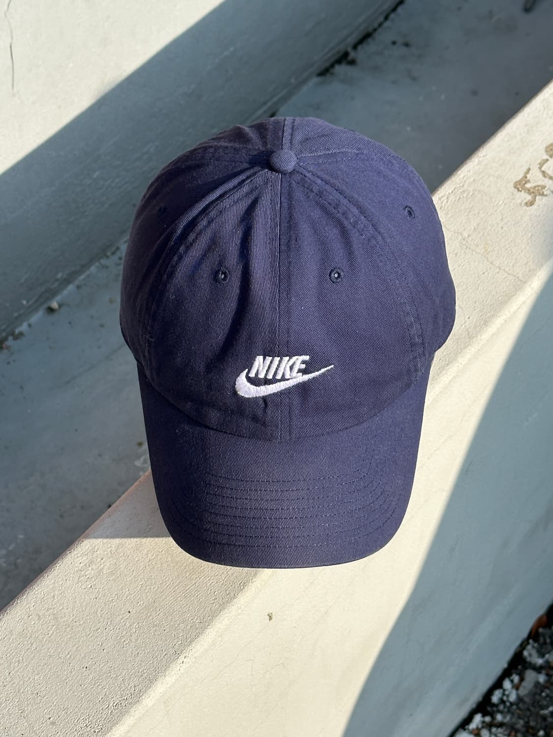 [F] 나이키 로고 헤리티지86 퓨추라 네이비 볼캡 모자 상품이미지1