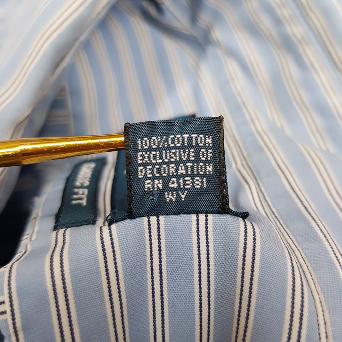 랄프로렌 클래식핏 스트라이프 코튼 셔츠 상품이미지6