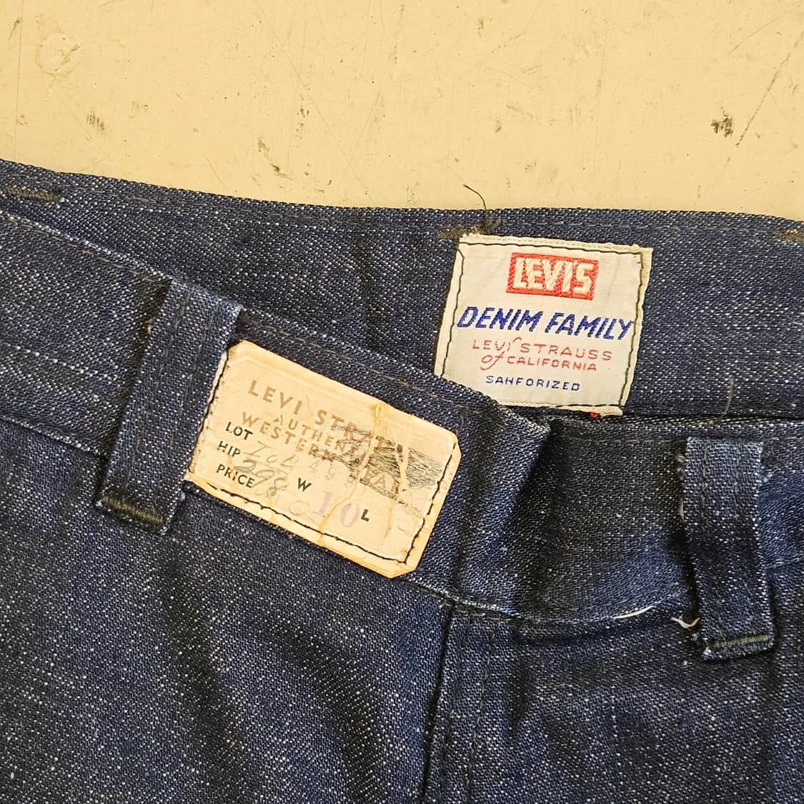 50's LEVI'S 50년대 빈티지 리바이스 여성 청바지 21~23인치 상품이미지3