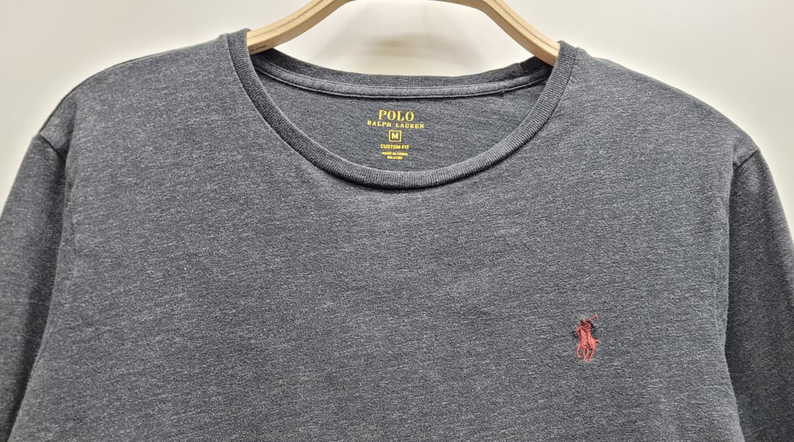 POLO 폴로 랄프로렌 레드 포니 커스텀핏 티셔츠  / 남 M 차콜
 상품이미지4