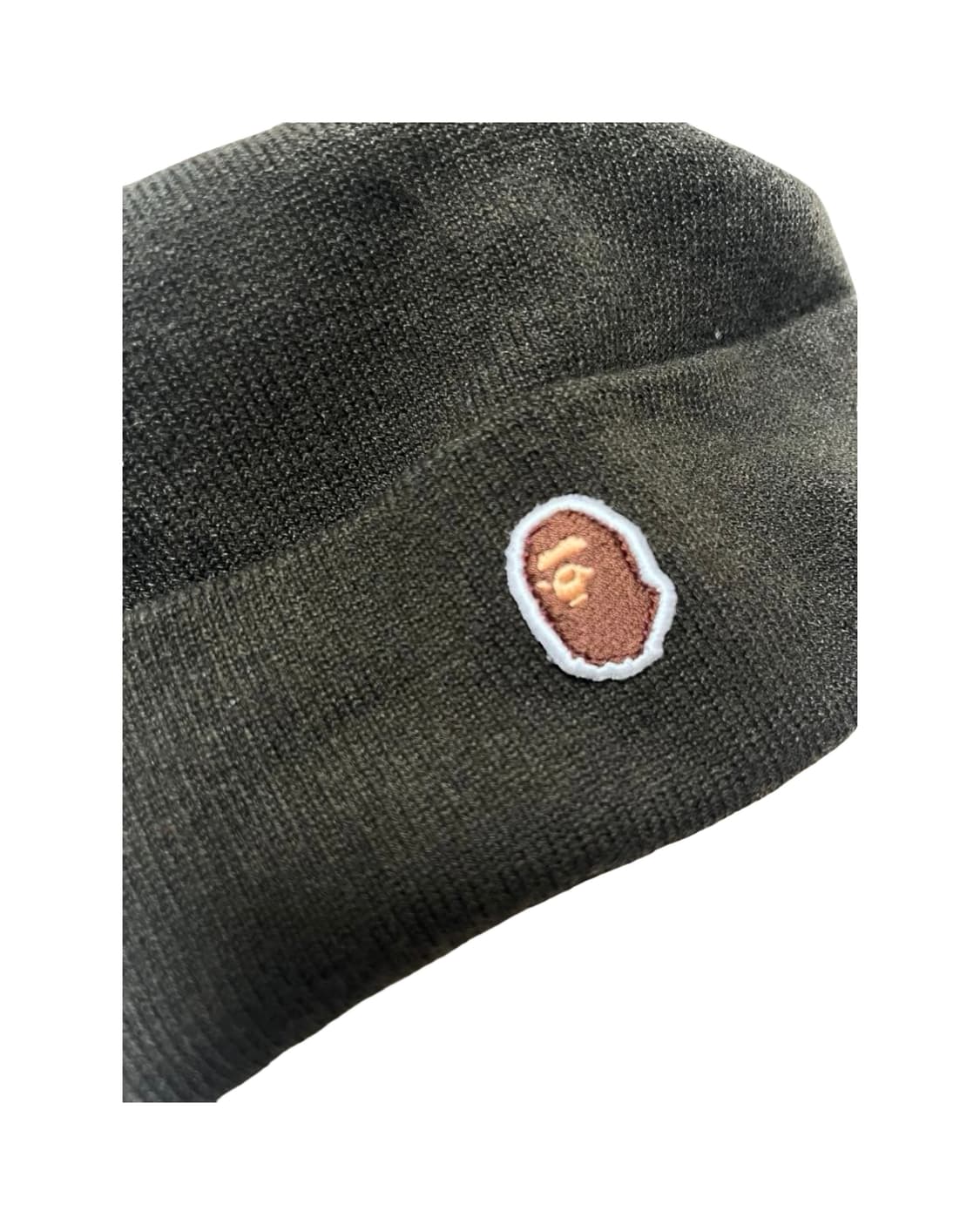 베이프 원포인트 비니 카키 상품이미지3