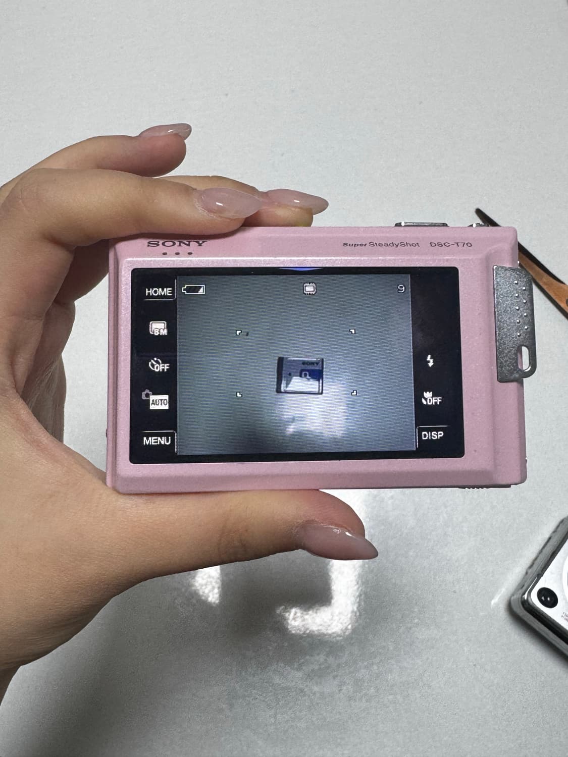 *작례 o* 소니 사이버샷 DSC-T70 핑크 디카 상품이미지4