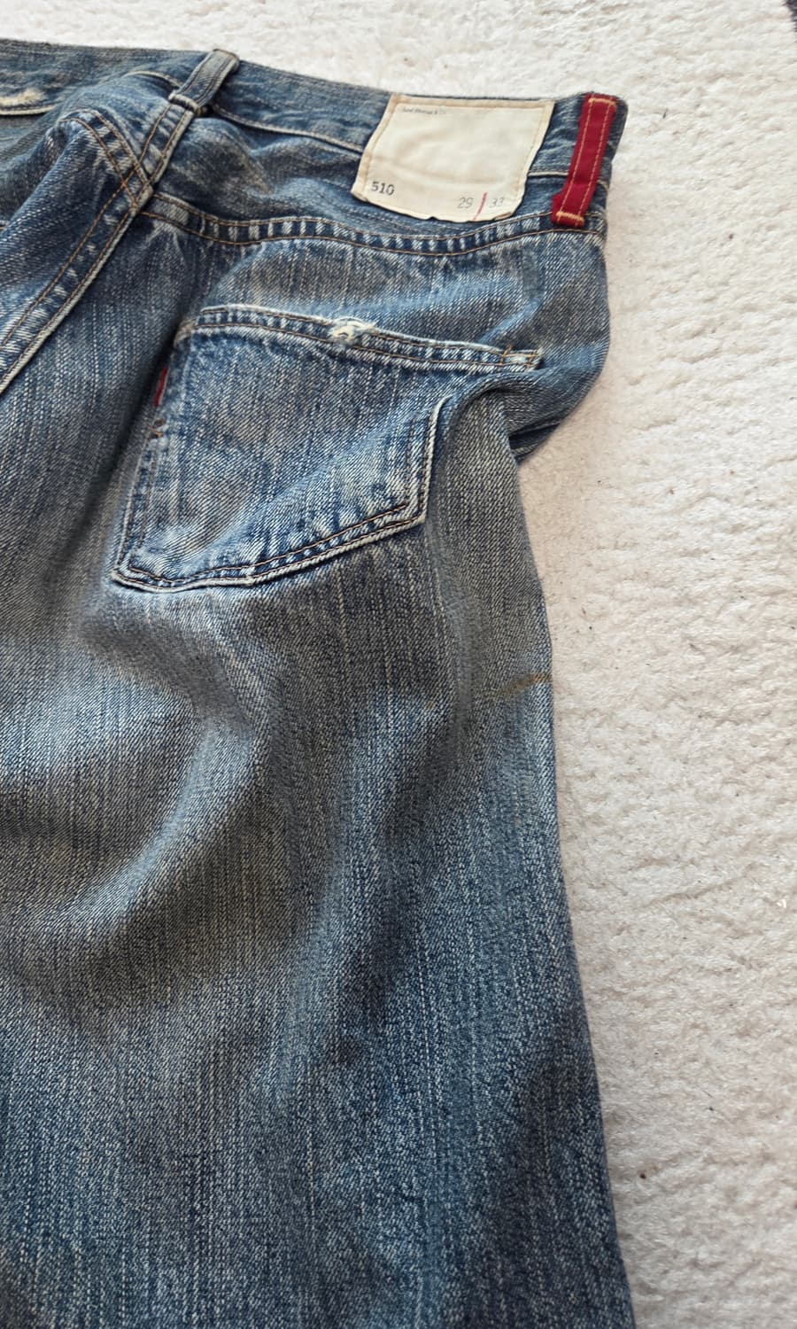 00s 빈티지 리바이스 510 레드룹 29 x 33 스트레이트핏 상품이미지7
