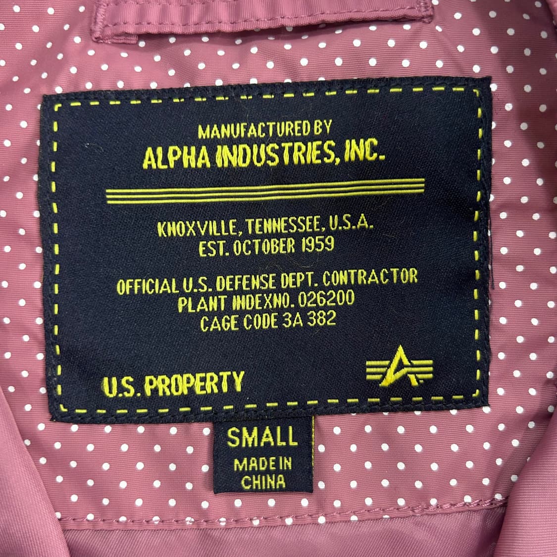 Alpha industries 알파인더스트리 인디핑크 항공점퍼 상품이미지5