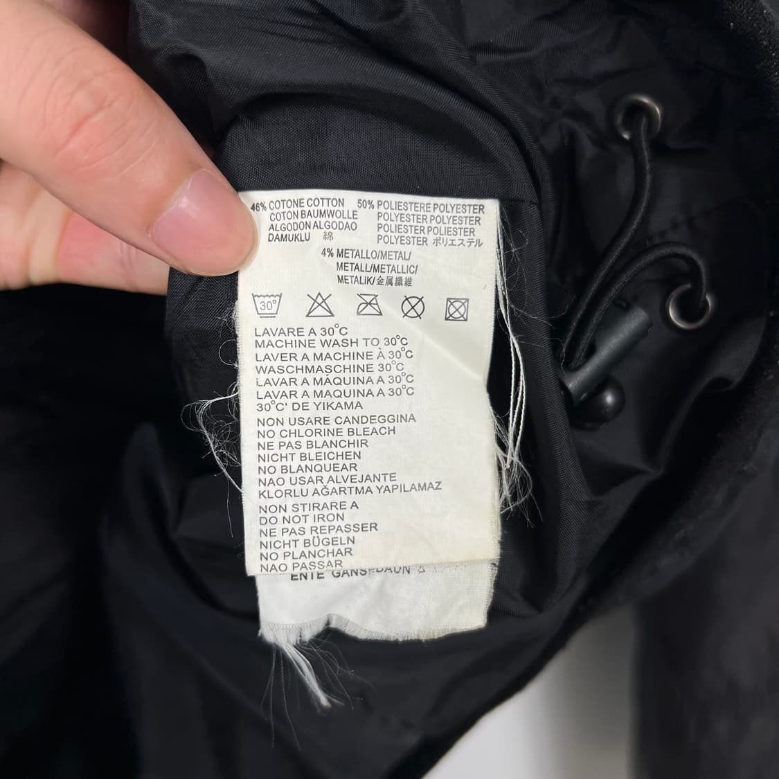 DIESEL 디젤 메탈로 레더 믹스 다운 패딩 상품이미지9