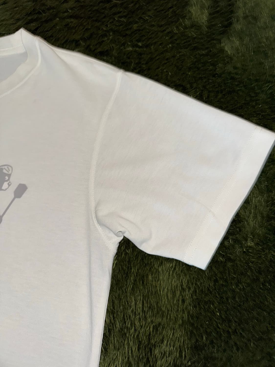 [M] 00s 몽벨 재팬 재패니즈 베어 그래픽 스포츠 티셔츠 화이트 상품이미지5