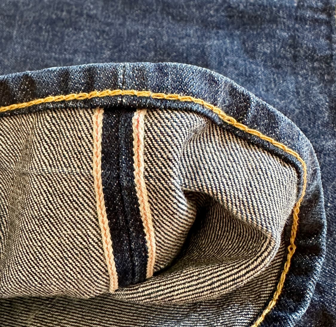 RRL 더블알엘 슬림 스트레이트 콘밀 셀비지 데님 32-30 신품급 상품이미지9