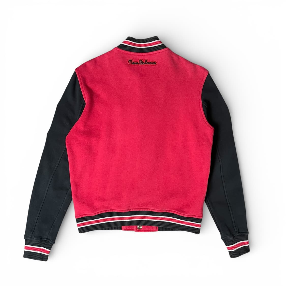 뉴발란스 레드 블랙 로고 스타디움 야구 점퍼 90 상품이미지2