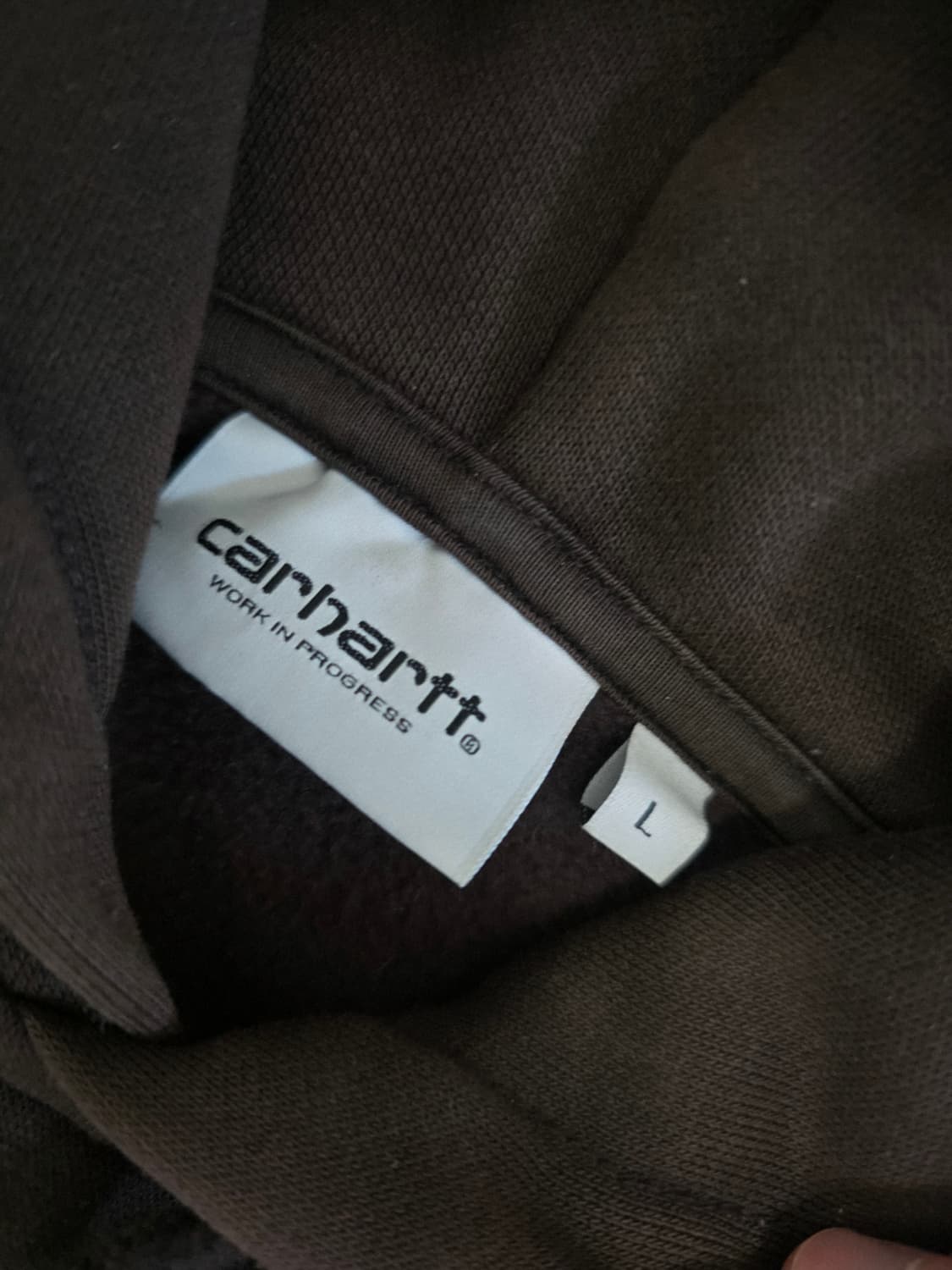 칼하트wip 후드티 L 다크브라운 상품이미지2