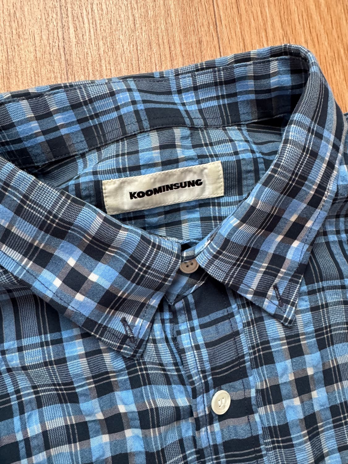 Koominsung 체크셔츠 상품이미지3