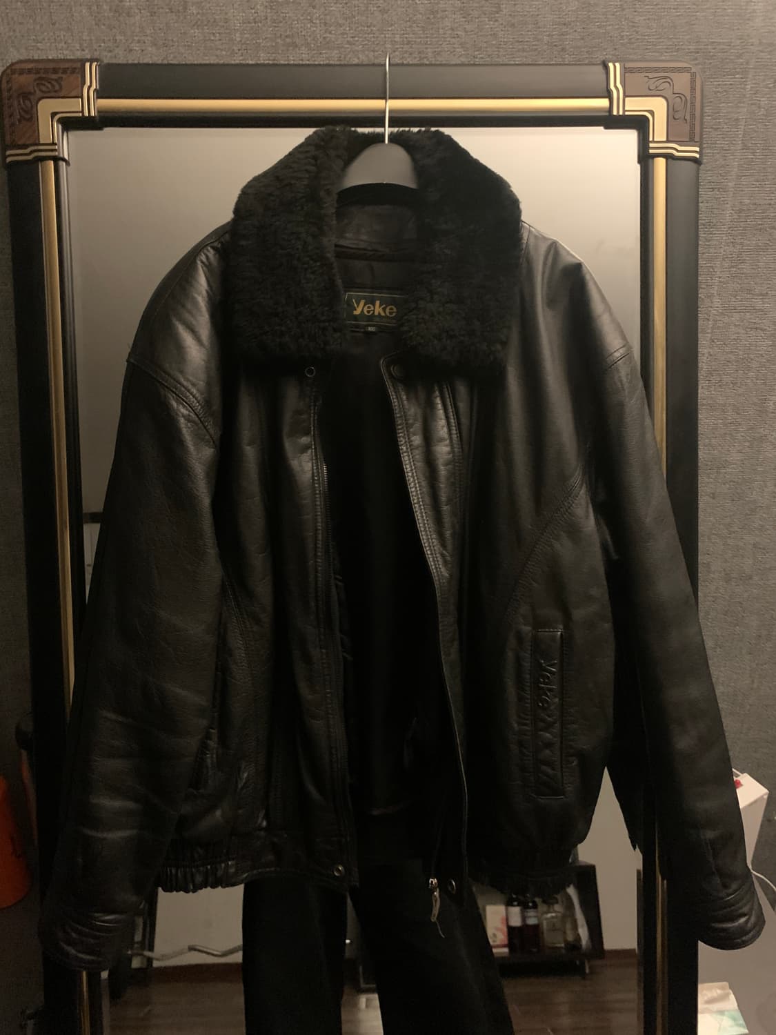 입는 순간 제임스 딘… 빈티지 레더 항공점퍼 가죽 재킷 자켓 레더 상품이미지6