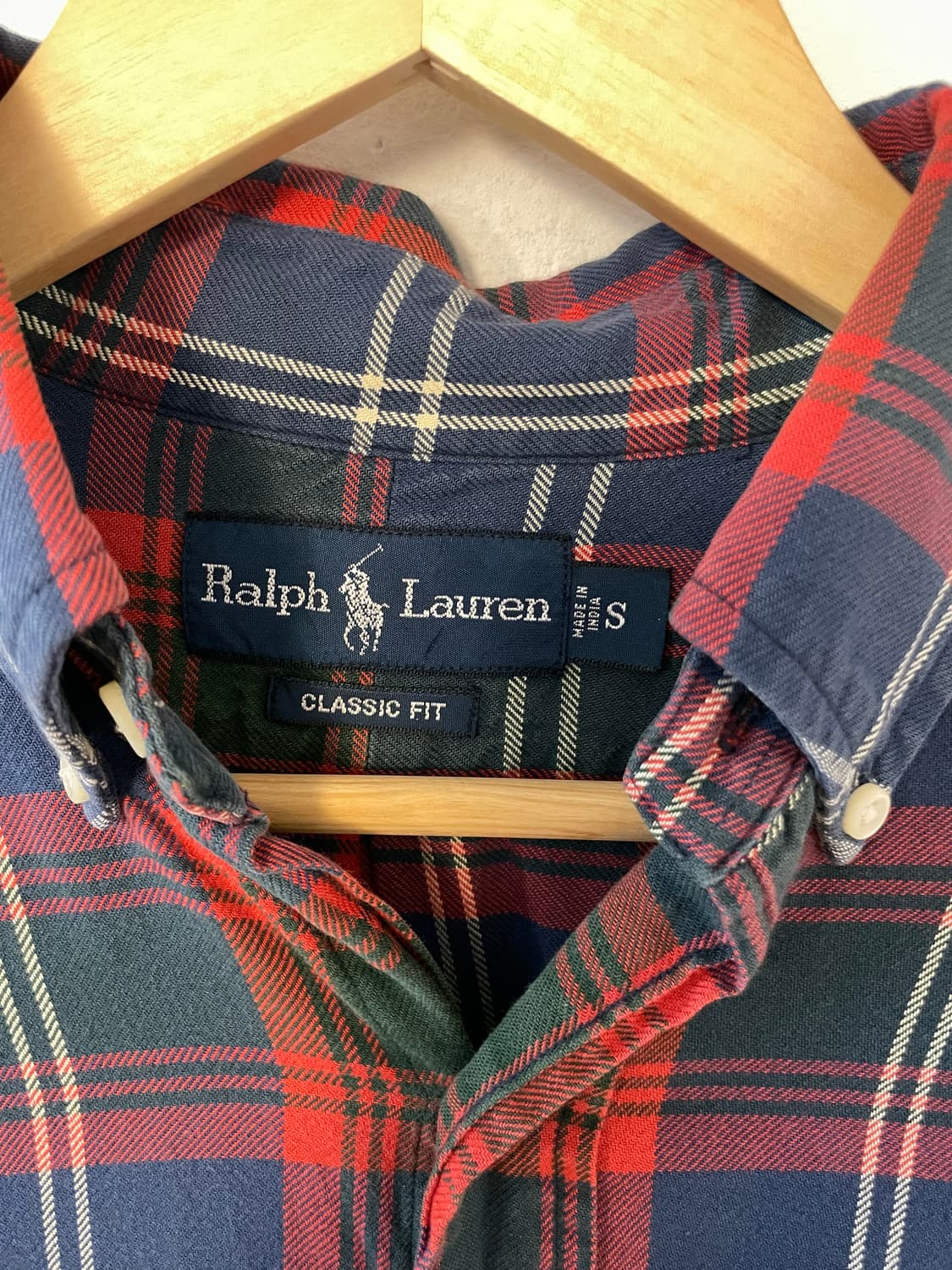 폴로 클래식핏 체크 셔츠  상품이미지5