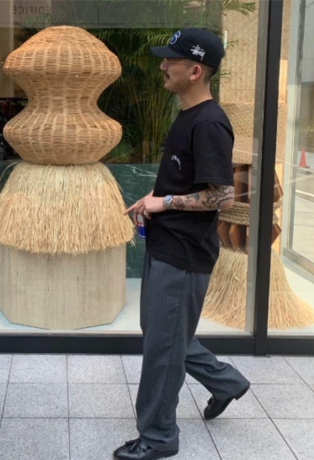 스투시 셔닐S 로고캡 블랙  상품이미지1