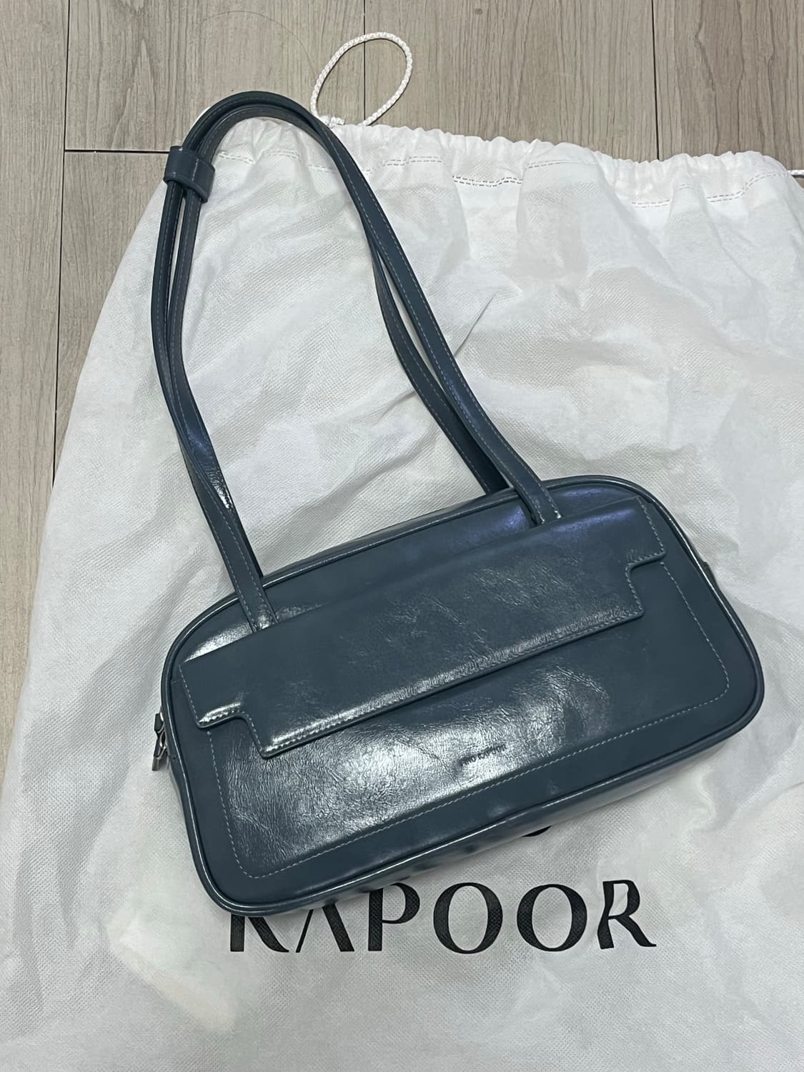 파인드카푸어 마티 로라백 32 크링클드 - 블루그린 상품이미지1