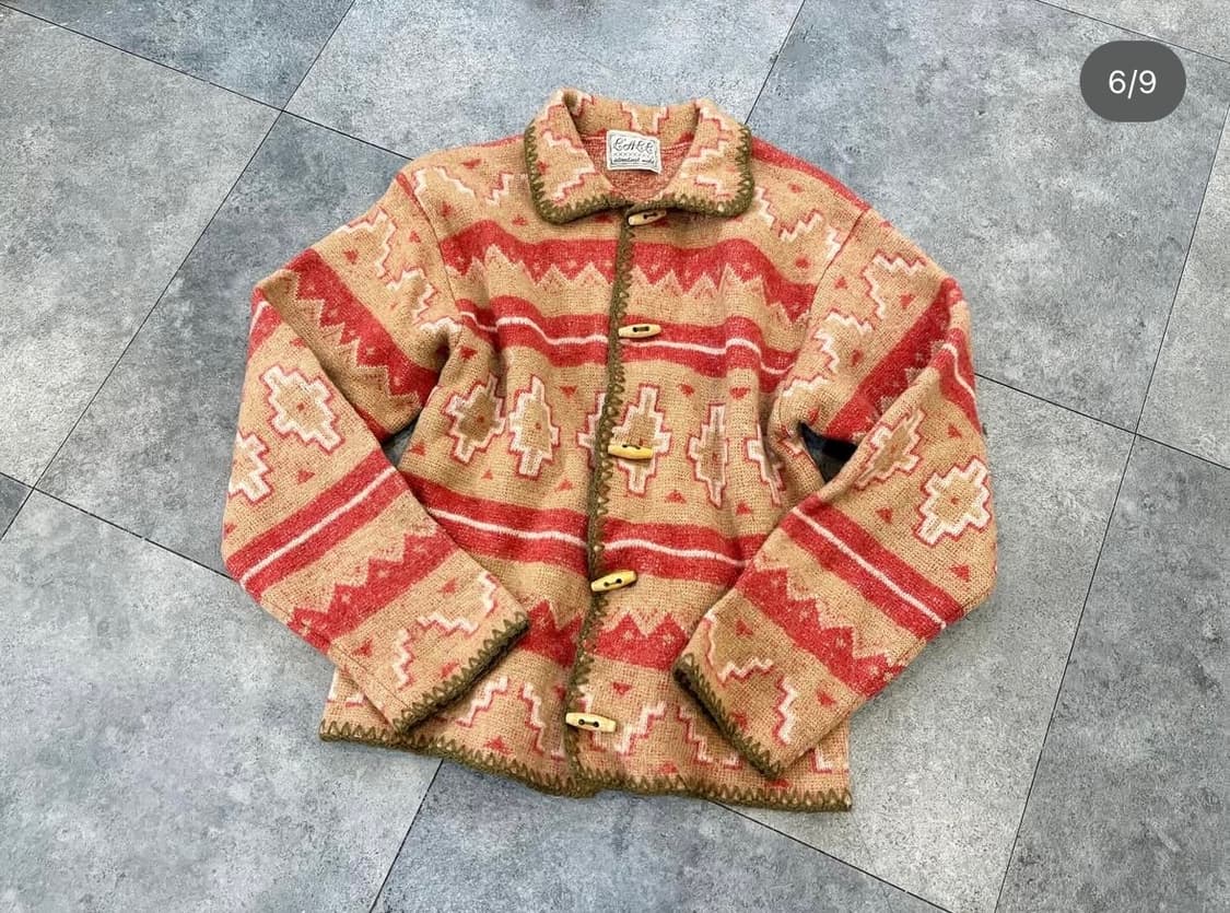 케이블니트집업, 인디언패턴자켓, 히피스커트, 시스루스커트 상품이미지6