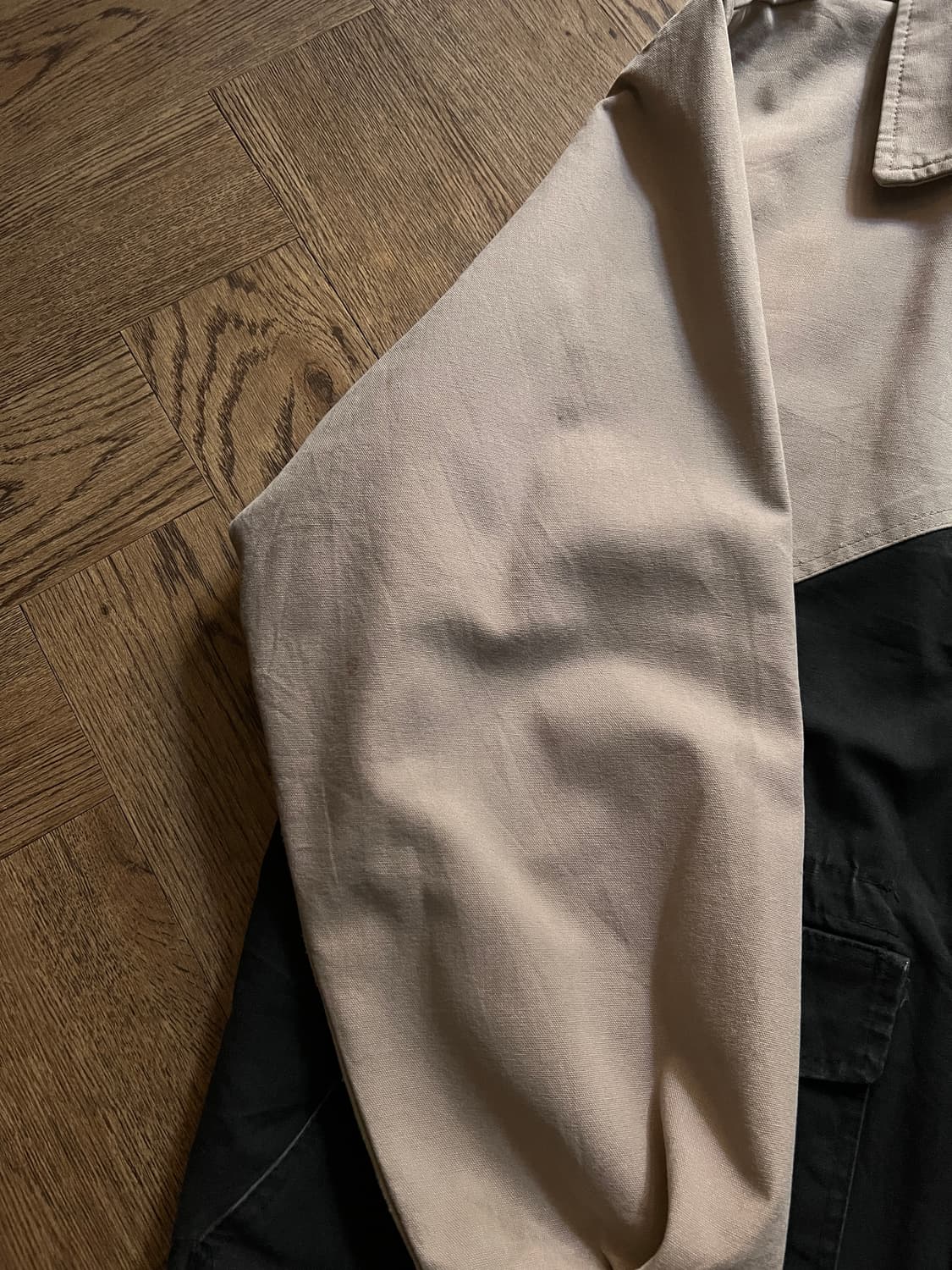 [XL]80's Made in USA 요크 캔버스 블랭킷 워크자켓 상품이미지5