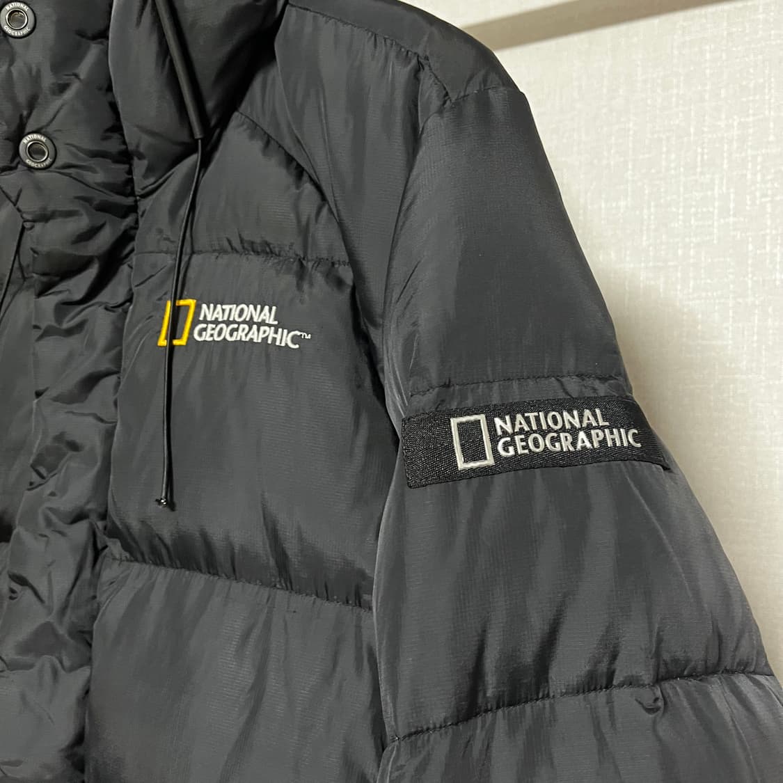 내셔널지오그래픽 블랙 롱패딩 L 상품이미지6