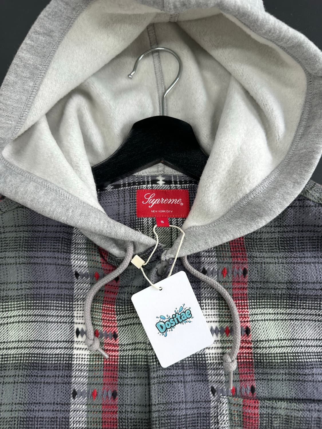 슈프림 Jacquard Flannel 후디드 셔츠 상품이미지7