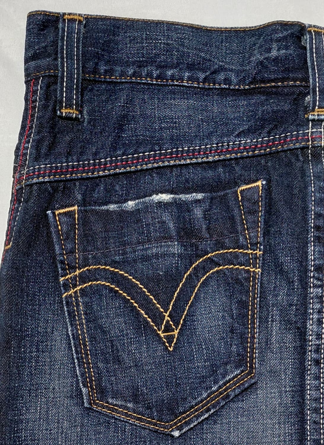 [S] 리바이스 레이디 스타일 빈티지 데님 스커트 (Y2K 자수 디테일) 상품이미지8